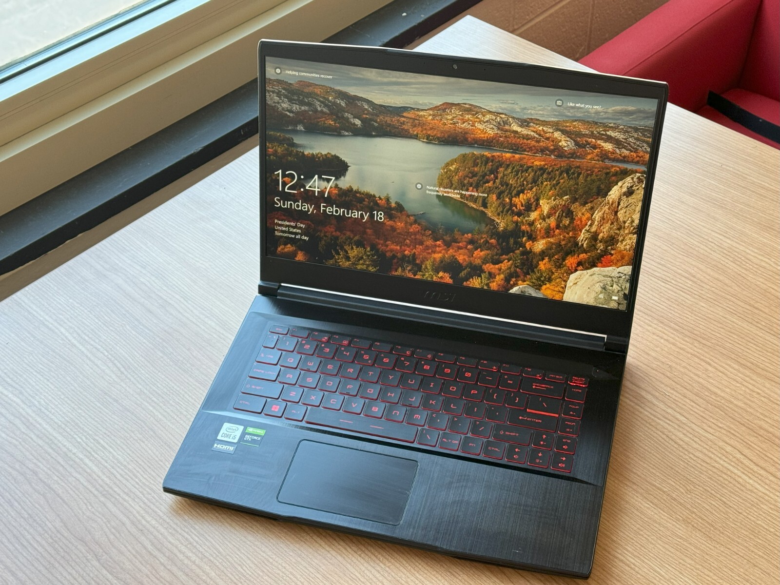 MSI Thin 10SC – Core i5 (10th Gen) | 8GB RAM | 256GB SSD | GTX 1650 (4GB) | RGB Keyboard – Pre-Owned
